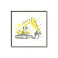 Picture of Construction Trucks I  _GroupedProduct_Square_Mini_ _GroupedProduct_Square_Canvas_Framed_