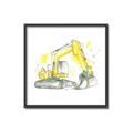 Picture of Construction Trucks I  _GroupedProduct_Square_Mini_ _GroupedProduct_Square_Canvas_Framed_