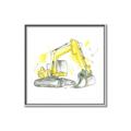 Picture of Construction Trucks I  _GroupedProduct_Square_Mini_ _GroupedProduct_Square_Canvas_Framed_