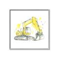 Picture of Construction Trucks I  _GroupedProduct_Square_Mini_ _GroupedProduct_Square_Canvas_Framed_