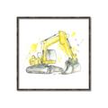 Picture of Construction Trucks I  _GroupedProduct_Square_Mini_ _GroupedProduct_Square_Canvas_Framed_