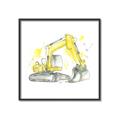 Picture of Construction Trucks I  _GroupedProduct_Square_Mini_ _GroupedProduct_Square_Canvas_Framed_