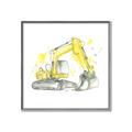 Picture of Construction Trucks I  _GroupedProduct_Square_Mini_ _GroupedProduct_Square_Canvas_Framed_