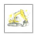 Picture of Construction Trucks I  _GroupedProduct_Square_Mini_ _GroupedProduct_Square_Canvas_Framed_