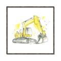 Picture of Construction Trucks I  _GroupedProduct_Square_Mini_ _GroupedProduct_Square_Canvas_Framed_
