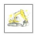 Picture of Construction Trucks I  _GroupedProduct_Square_Mini_ _GroupedProduct_Square_Canvas_Framed_