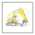 Picture of Construction Trucks I  _GroupedProduct_Square_Mini_ _GroupedProduct_Square_Canvas_Framed_