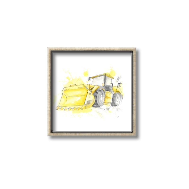 Picture of Construction Trucks II _GroupedProduct_Square_Mini_ _GroupedProduct_Square_Canvas_Framed_
