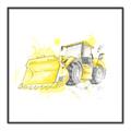 Picture of Construction Trucks II _GroupedProduct_Square_Mini_ _GroupedProduct_Square_Canvas_Framed_