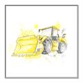 Picture of Construction Trucks II _GroupedProduct_Square_Mini_ _GroupedProduct_Square_Canvas_Framed_