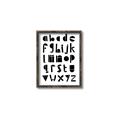 Picture of Black Letter Alphabet _GroupedProduct_Rectangle_Portrait_Mini_ _GroupedProduct_Rectangle_Portrait_Canvas_Framed_
