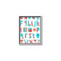 Picture of Multi Color Block Alphabet _GroupedProduct_Rectangle_Portrait_Mini_ _GroupedProduct_Rectangle_Portrait_Canvas_Framed_