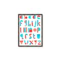 Picture of Multi Color Block Alphabet _GroupedProduct_Rectangle_Portrait_Mini_ _GroupedProduct_Rectangle_Portrait_Canvas_Framed_