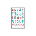 Picture of Multi Color Block Alphabet _GroupedProduct_Rectangle_Portrait_Mini_ _GroupedProduct_Rectangle_Portrait_Canvas_Framed_