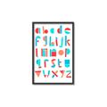 Picture of Multi Color Block Alphabet _GroupedProduct_Rectangle_Portrait_Mini_ _GroupedProduct_Rectangle_Portrait_Canvas_Framed_
