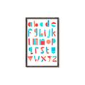 Picture of Multi Color Block Alphabet _GroupedProduct_Rectangle_Portrait_Mini_ _GroupedProduct_Rectangle_Portrait_Canvas_Framed_