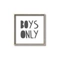 Picture of Boys Only  _GroupedProduct_Square_Mini_ _GroupedProduct_Square_Canvas_Framed_