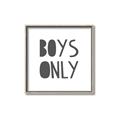 Picture of Boys Only  _GroupedProduct_Square_Mini_ _GroupedProduct_Square_Canvas_Framed_