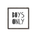 Picture of Boys Only  _GroupedProduct_Square_Mini_ _GroupedProduct_Square_Canvas_Framed_