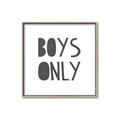 Picture of Boys Only  _GroupedProduct_Square_Mini_ _GroupedProduct_Square_Canvas_Framed_