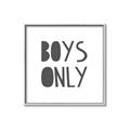 Picture of Boys Only  _GroupedProduct_Square_Mini_ _GroupedProduct_Square_Canvas_Framed_
