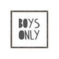 Picture of Boys Only  _GroupedProduct_Square_Mini_ _GroupedProduct_Square_Canvas_Framed_