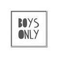 Picture of Boys Only  _GroupedProduct_Square_Mini_ _GroupedProduct_Square_Canvas_Framed_