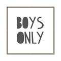 Picture of Boys Only  _GroupedProduct_Square_Mini_ _GroupedProduct_Square_Canvas_Framed_