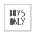 Picture of Boys Only  _GroupedProduct_Square_Mini_ _GroupedProduct_Square_Canvas_Framed_