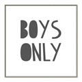 Picture of Boys Only  _GroupedProduct_Square_Mini_ _GroupedProduct_Square_Canvas_Framed_