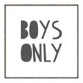 Picture of Boys Only  _GroupedProduct_Square_Mini_ _GroupedProduct_Square_Canvas_Framed_