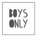 Picture of Boys Only  _GroupedProduct_Square_Mini_ _GroupedProduct_Square_Canvas_Framed_