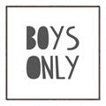 Picture of Boys Only  _GroupedProduct_Square_Mini_ _GroupedProduct_Square_Canvas_Framed_