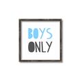 Picture of Boys Only Blue _GroupedProduct_Square_Mini_ _GroupedProduct_Square_Canvas_Framed_