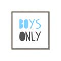 Picture of Boys Only Blue _GroupedProduct_Square_Mini_ _GroupedProduct_Square_Canvas_Framed_
