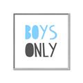 Picture of Boys Only Blue _GroupedProduct_Square_Mini_ _GroupedProduct_Square_Canvas_Framed_