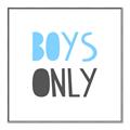 Picture of Boys Only Blue _GroupedProduct_Square_Mini_ _GroupedProduct_Square_Canvas_Framed_
