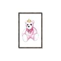 Picture of Pink Teddy _GroupedProduct_Rectangle_Portrait_Mini_ _GroupedProduct_Rectangle_Portrait_Canvas_Framed_
