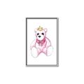 Picture of Pink Teddy _GroupedProduct_Rectangle_Portrait_Mini_ _GroupedProduct_Rectangle_Portrait_Canvas_Framed_