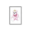 Picture of Pink Teddy _GroupedProduct_Rectangle_Portrait_Mini_ _GroupedProduct_Rectangle_Portrait_Canvas_Framed_