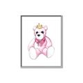 Picture of Pink Teddy _GroupedProduct_Rectangle_Portrait_Mini_ _GroupedProduct_Rectangle_Portrait_Canvas_Framed_