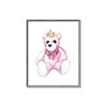 Picture of Pink Teddy _GroupedProduct_Rectangle_Portrait_Mini_ _GroupedProduct_Rectangle_Portrait_Canvas_Framed_