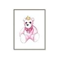 Picture of Pink Teddy _GroupedProduct_Rectangle_Portrait_Mini_ _GroupedProduct_Rectangle_Portrait_Canvas_Framed_