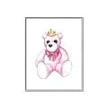 Picture of Pink Teddy _GroupedProduct_Rectangle_Portrait_Mini_ _GroupedProduct_Rectangle_Portrait_Canvas_Framed_