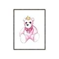 Picture of Pink Teddy _GroupedProduct_Rectangle_Portrait_Mini_ _GroupedProduct_Rectangle_Portrait_Canvas_Framed_
