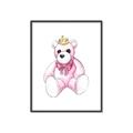 Picture of Pink Teddy _GroupedProduct_Rectangle_Portrait_Mini_ _GroupedProduct_Rectangle_Portrait_Canvas_Framed_