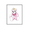 Picture of Pink Teddy _GroupedProduct_Rectangle_Portrait_Mini_ _GroupedProduct_Rectangle_Portrait_Canvas_Framed_