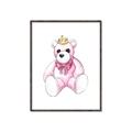 Picture of Pink Teddy _GroupedProduct_Rectangle_Portrait_Mini_ _GroupedProduct_Rectangle_Portrait_Canvas_Framed_
