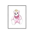 Picture of Pink Teddy _GroupedProduct_Rectangle_Portrait_Mini_ _GroupedProduct_Rectangle_Portrait_Canvas_Framed_