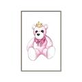 Picture of Pink Teddy _GroupedProduct_Rectangle_Portrait_Mini_ _GroupedProduct_Rectangle_Portrait_Canvas_Framed_